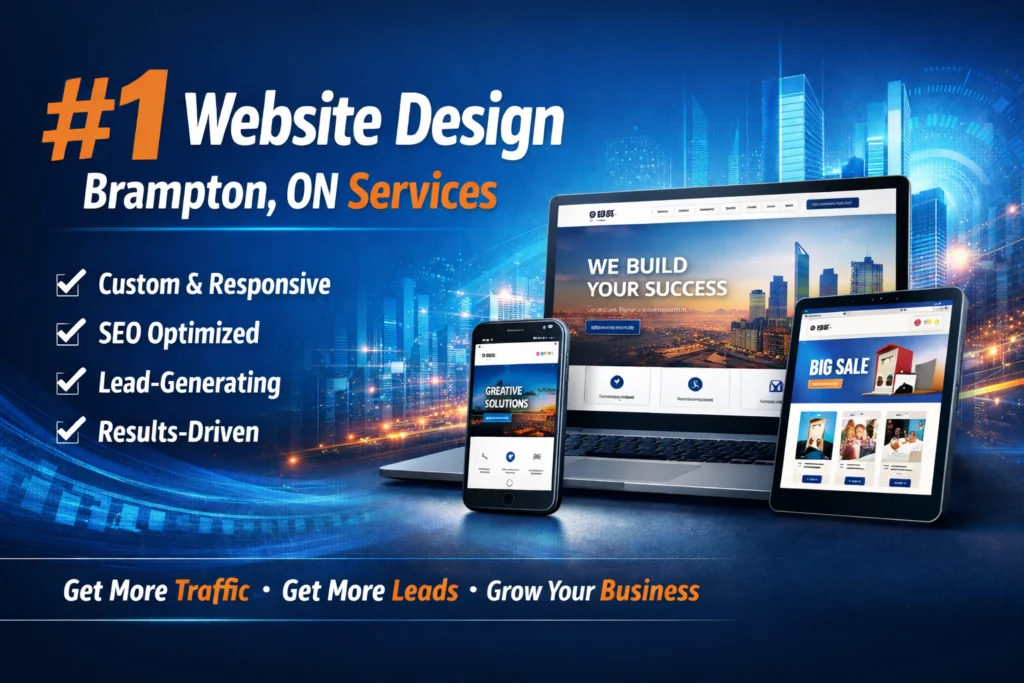 #1 Website Design Brampton, ON Services